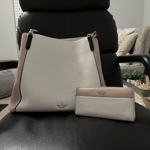 Womens Kate Spade matching purse and wallet brand new never used
